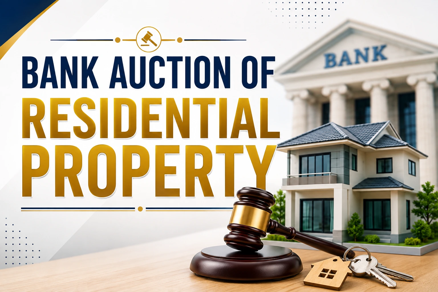 Bank Auction Notice on Residential Property