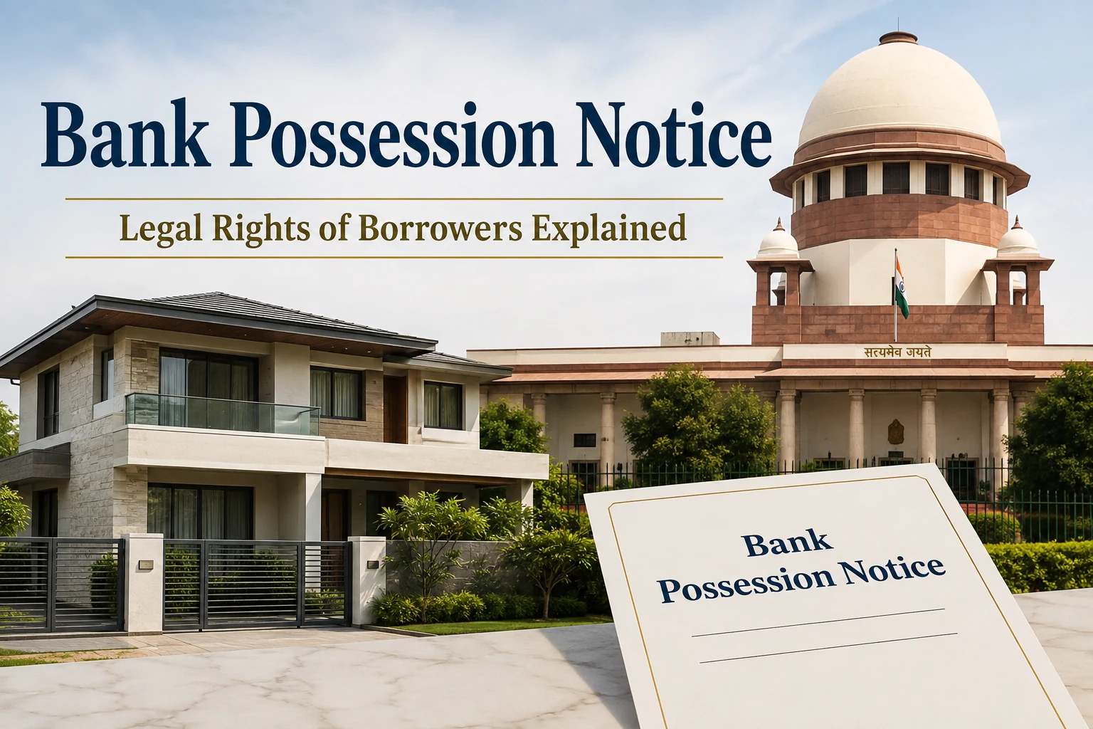 Bank Possession Notice  Legal Rights Of Borrowers Explained