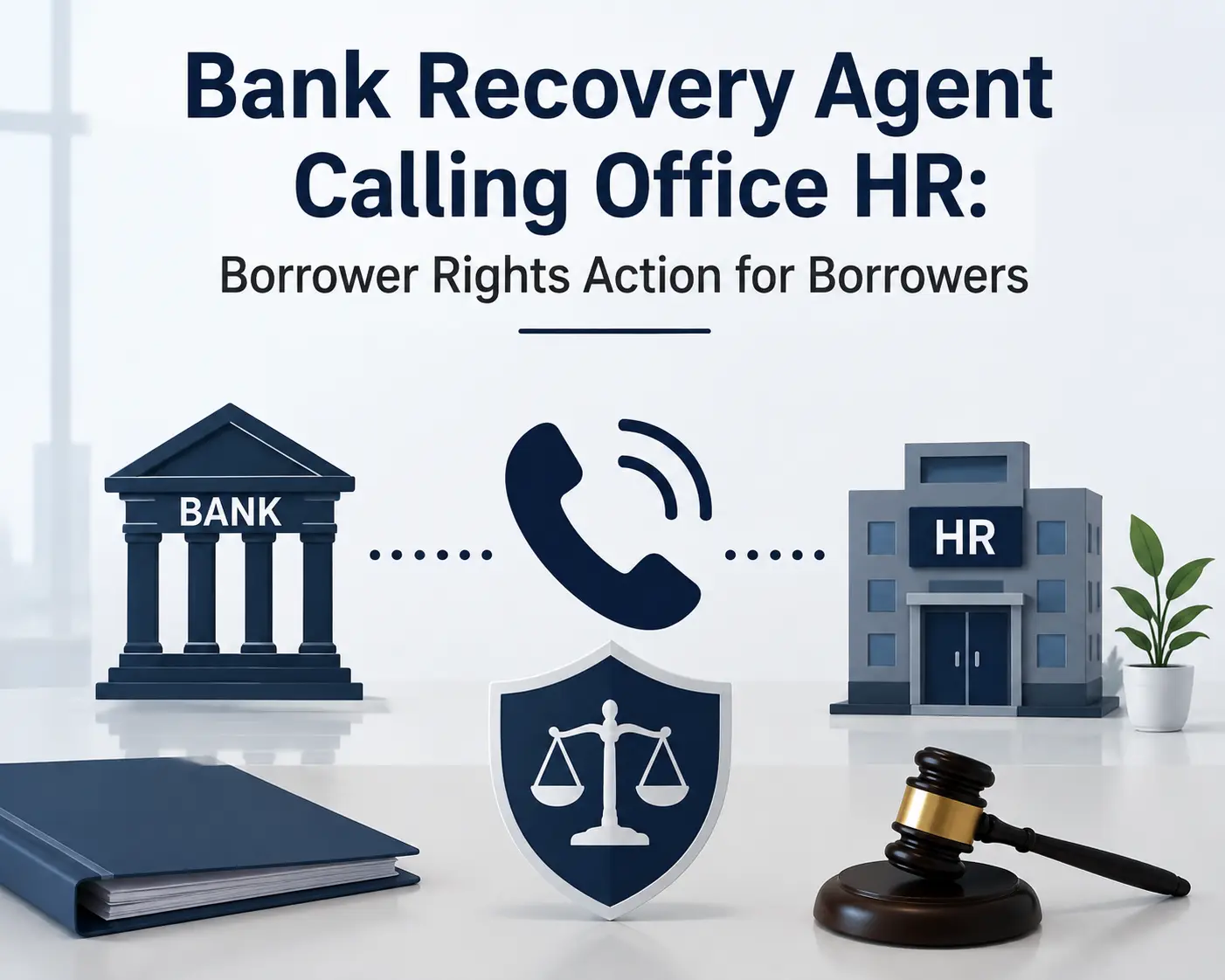 Bank Recovery Agent Calling Office HR Borrower Rights Action for Borrowers