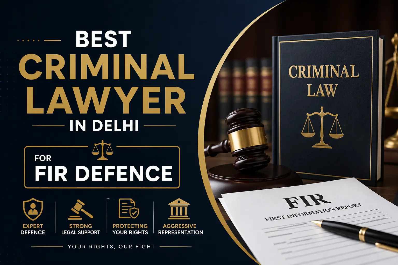 Best Criminal Lawyer in Delhi for FIR Defence
