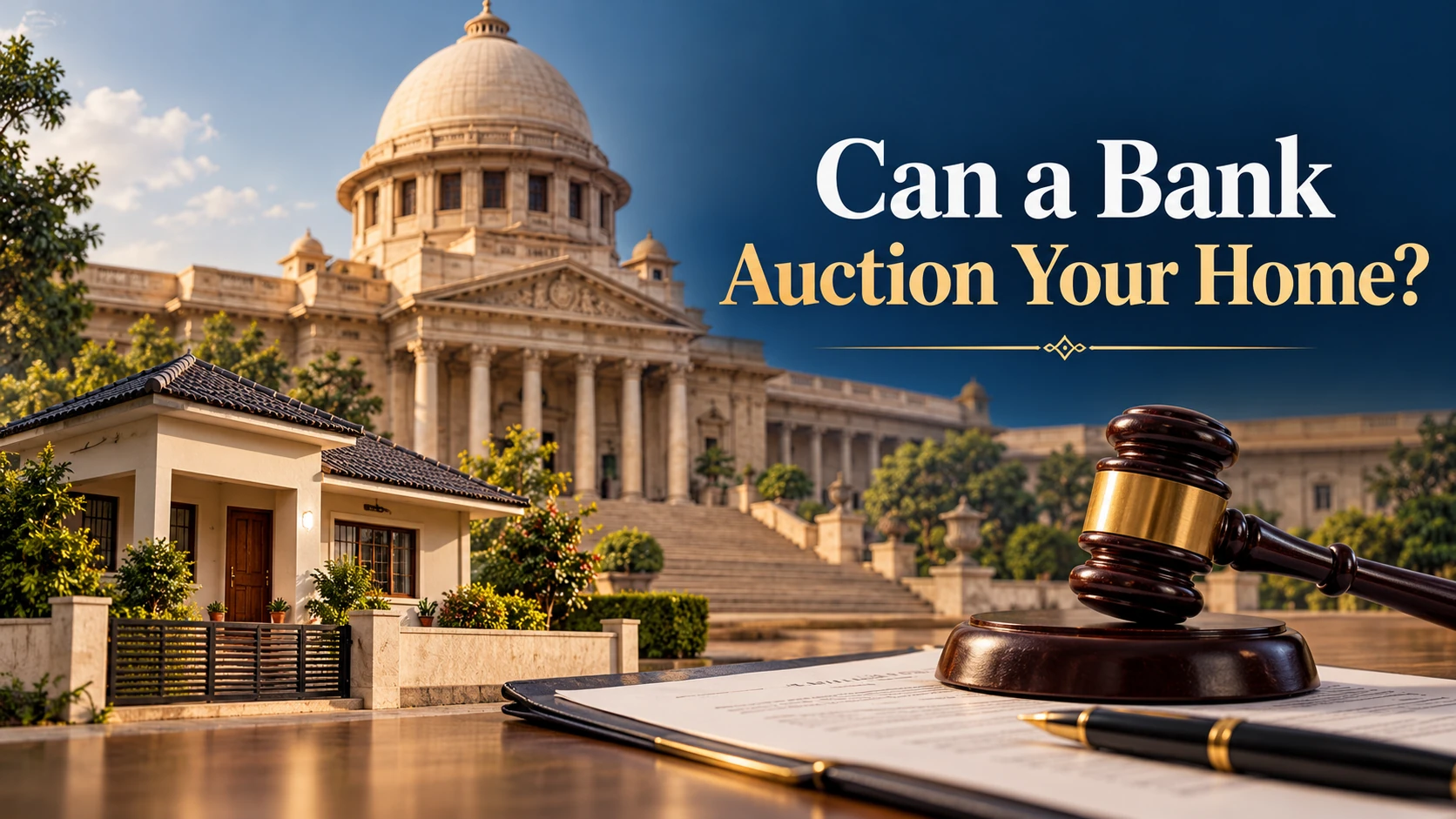Can a Bank Auction Your Home Under SARFAESI?