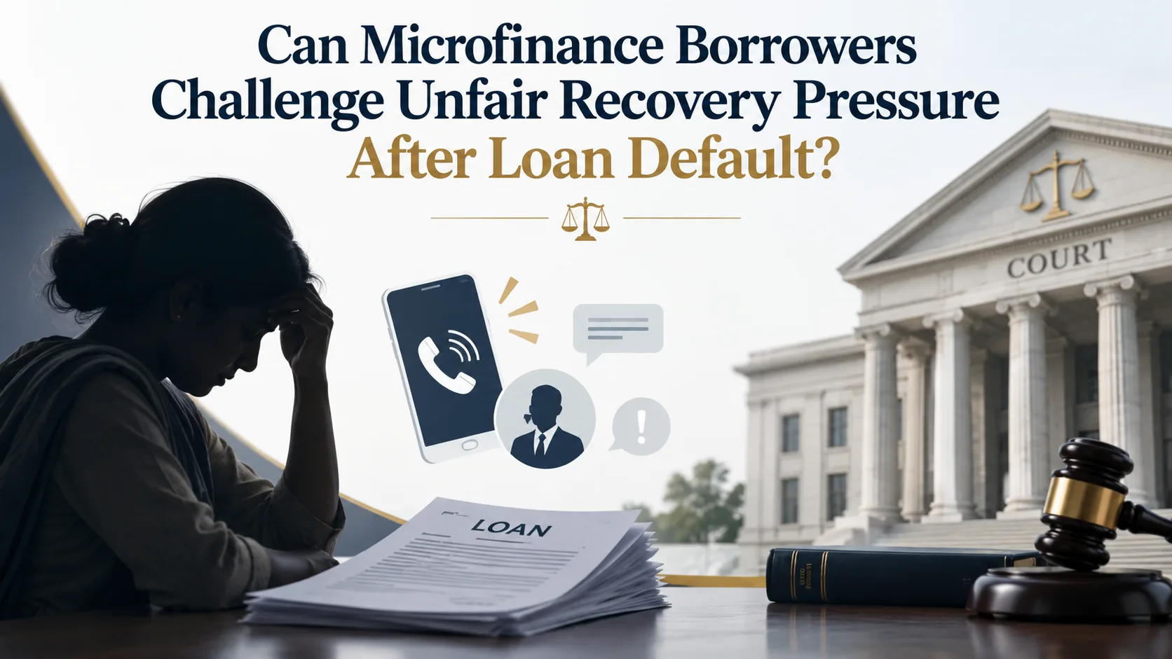 Can Microfinance Borrowers Challenge Unfair Recovery Pressure After Loan Default?