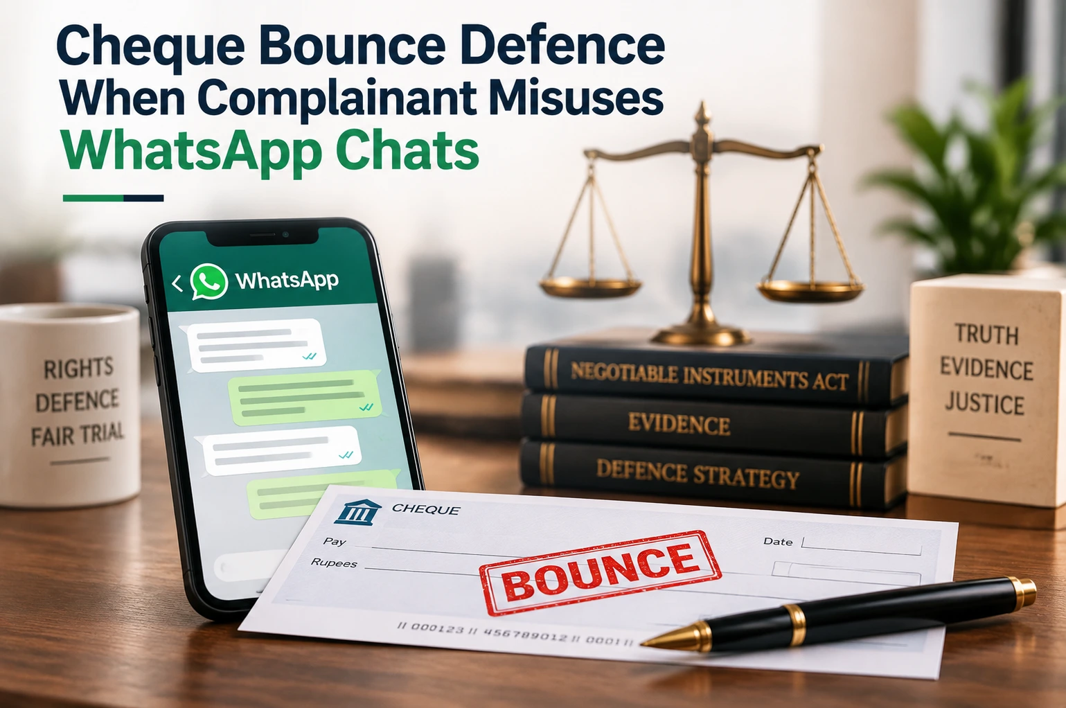 Cheque Bounce Defence Challenging Incorrect Use of WhatsApp Chats by Complainants