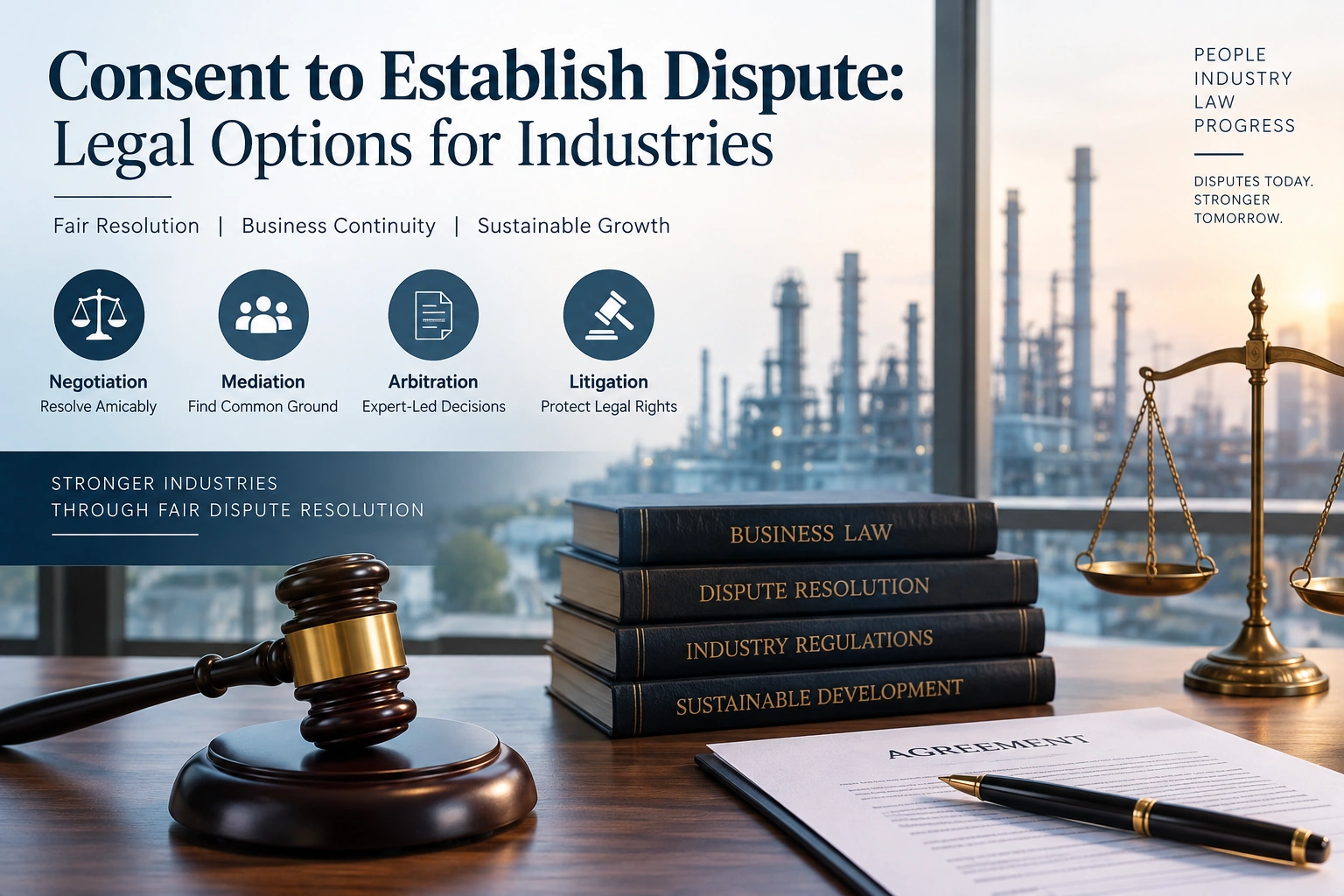 Consent to Establish Dispute Legal Options for New Industrial Projects?