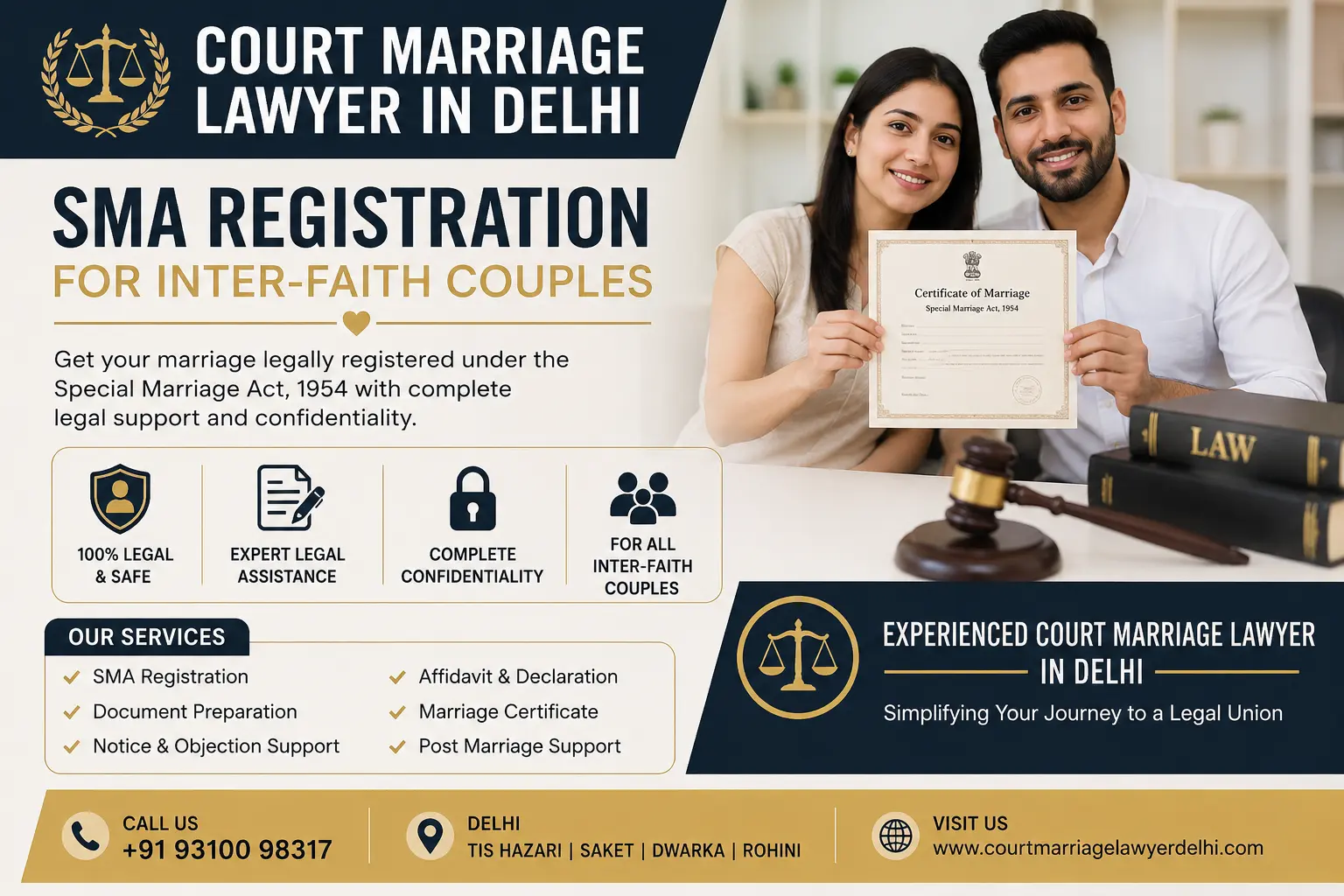 Court Marriage Lawyer in Delhi