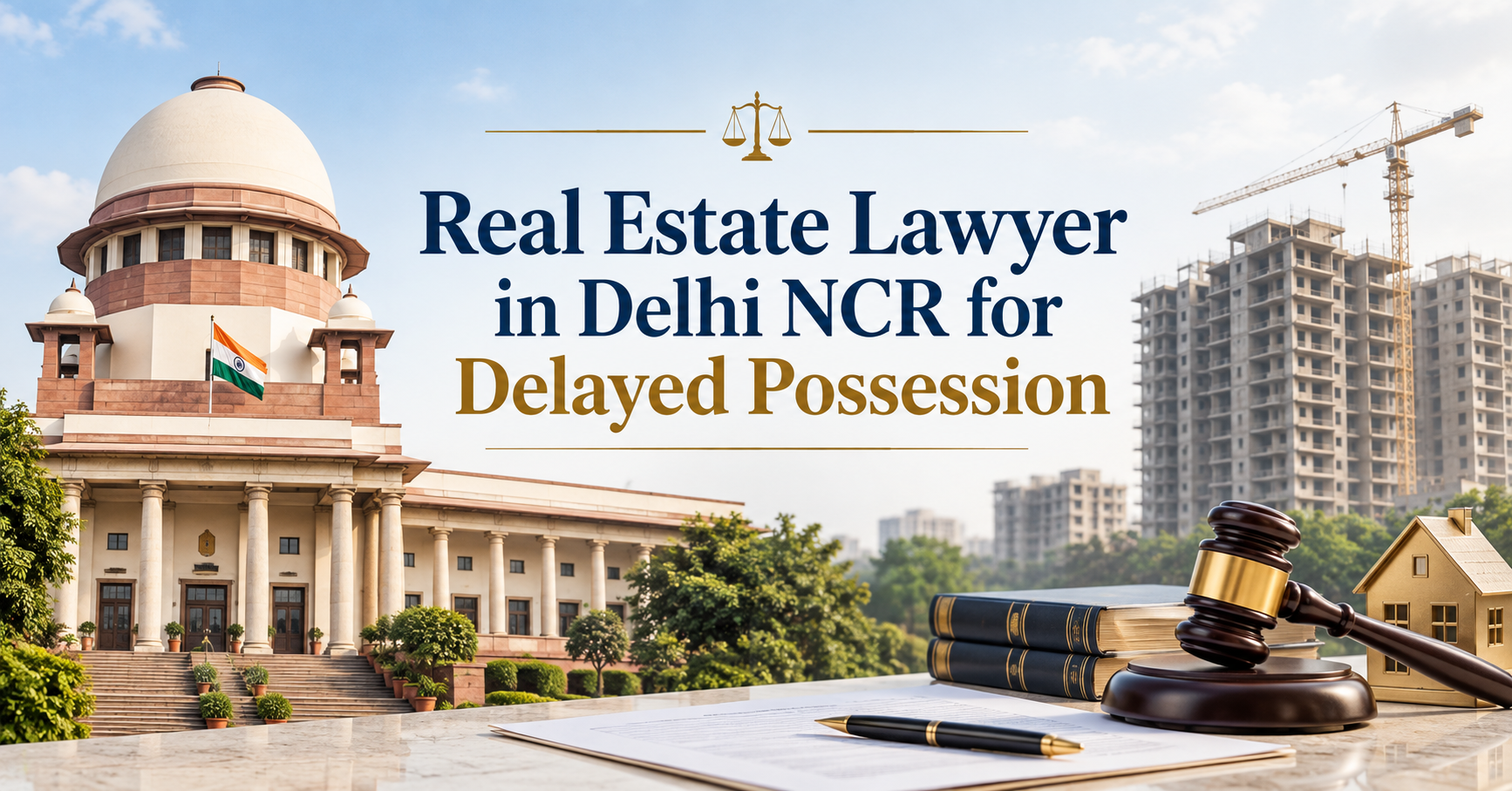Delhi NCR Real Estate Lawyer for Delayed Possession Know About the Buyer’ Issues