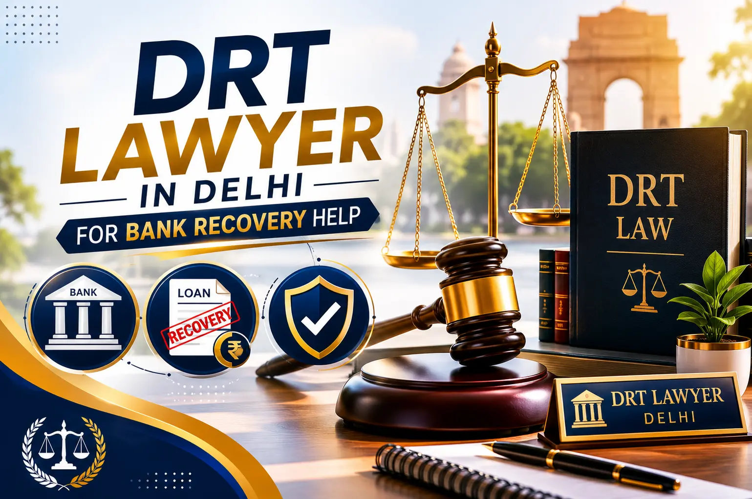 DRT Lawyer in Delhi for Bank Recovery Help