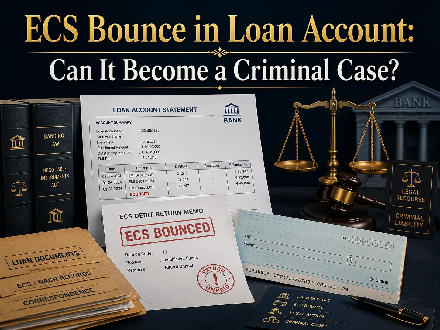 ECS Bounce in Loan Account: Can It Become a Criminal Case?