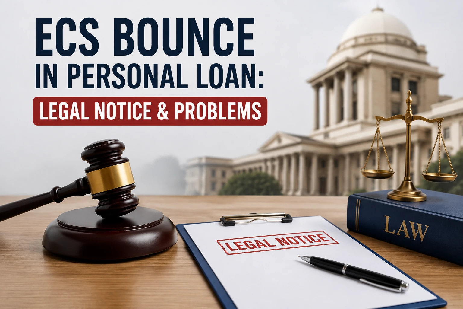 ECS Bounce in Personal Loan: Legal Problems Borrowers Face After Receiving a Legal Notice