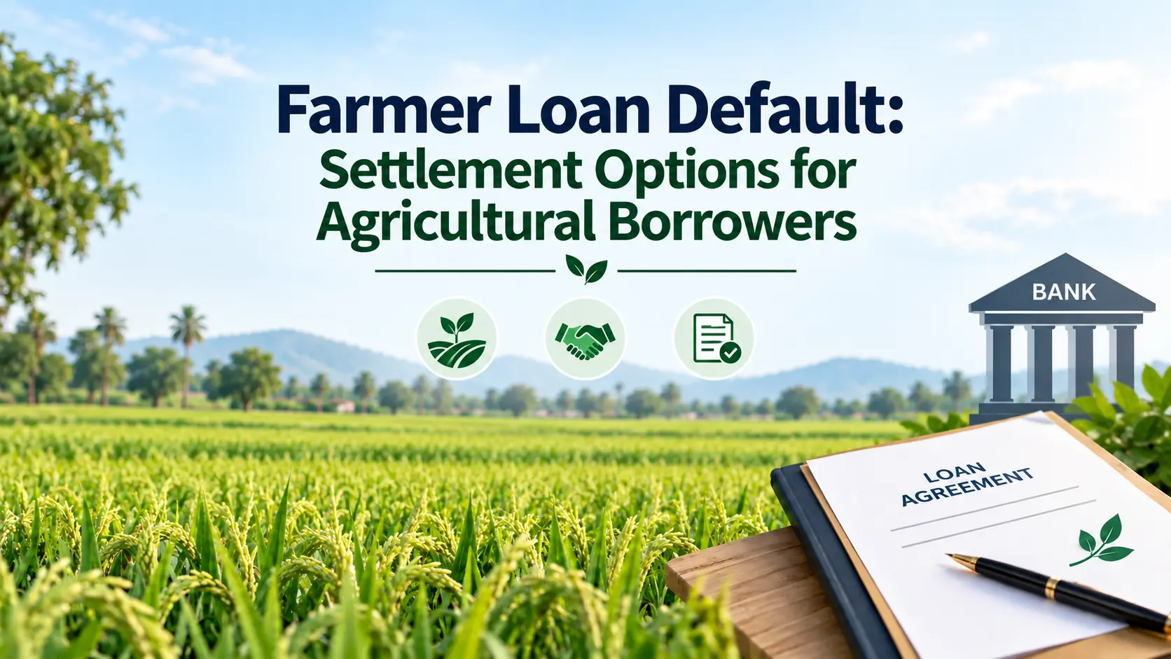 Farmer Loan Default India: Options for Settling Your Agriculture Loan