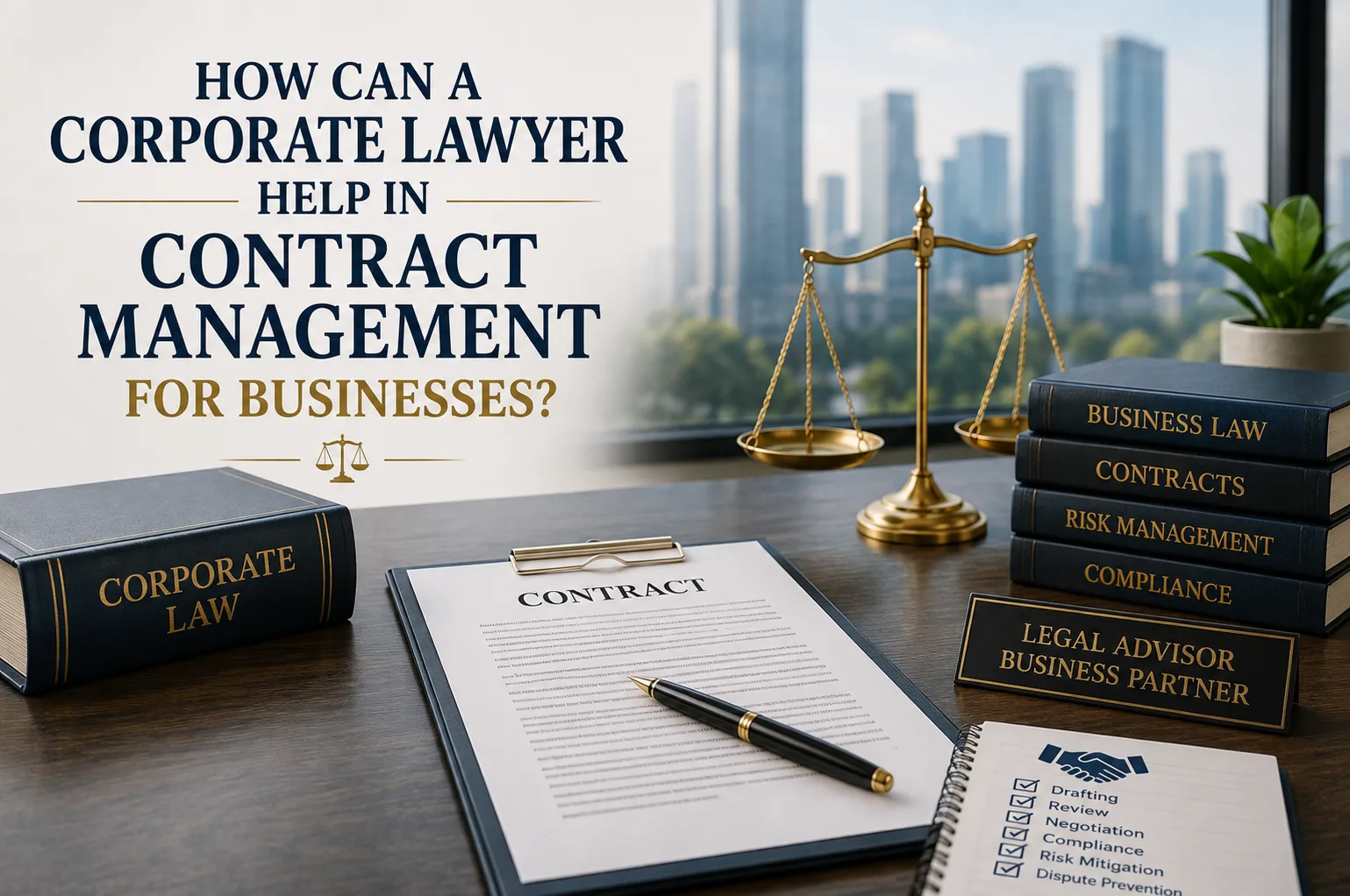 How Can a Corporate Lawyer Help in Contract Management for Businesses?