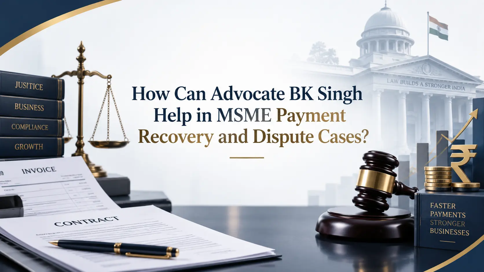 How Can Advocate BK Singh Help in MSME Payment Recovery and Dispute Cases?