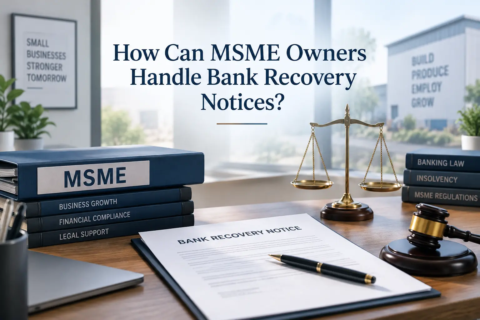 How Can MSME Owners Deal With Bank Recovery Notices and Safeguard Their Business?