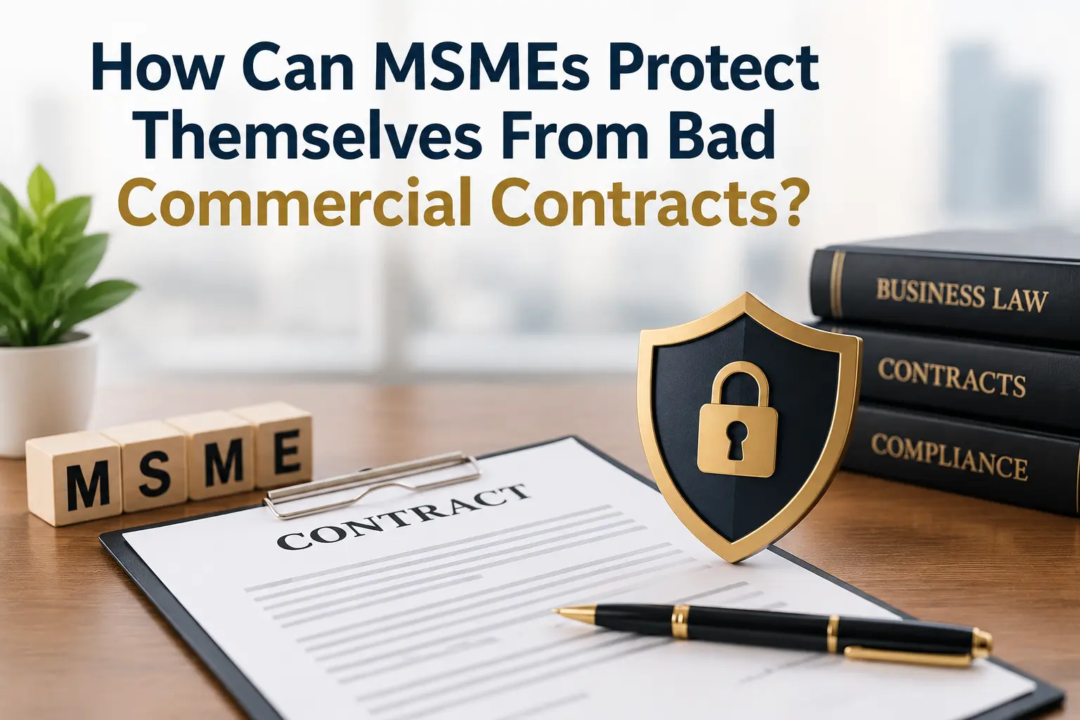 How Can MSMEs Safeguard Their Interests Against Unfair Commercial Contracts?