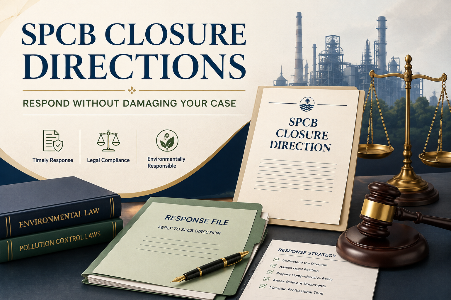 How Should You Respond to SPCB Closure Directions Without Damaging Your Case?