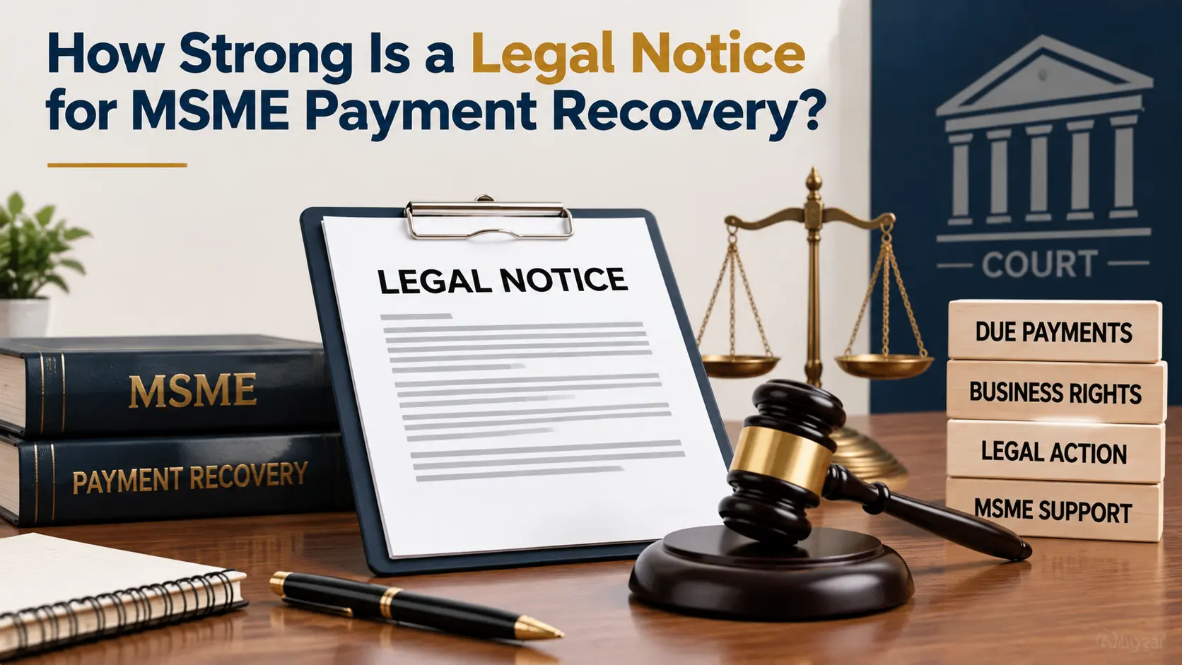 How Strong Is a Legal Notice for MSME Payment Recovery?