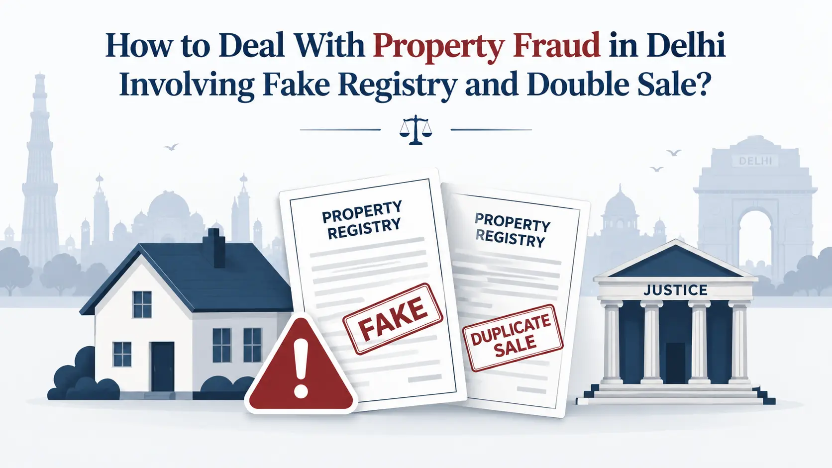 How to Deal with Property Fraud involving Fake Registry/Double Sale of Property in Delhi?