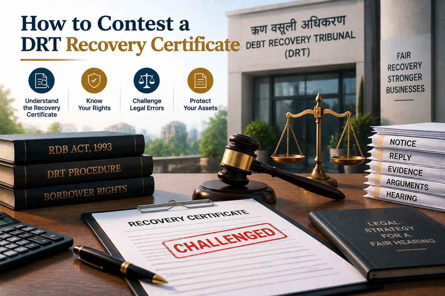 How to Dispute a Debt Recovery Tribunal Recovery Certificate in India?