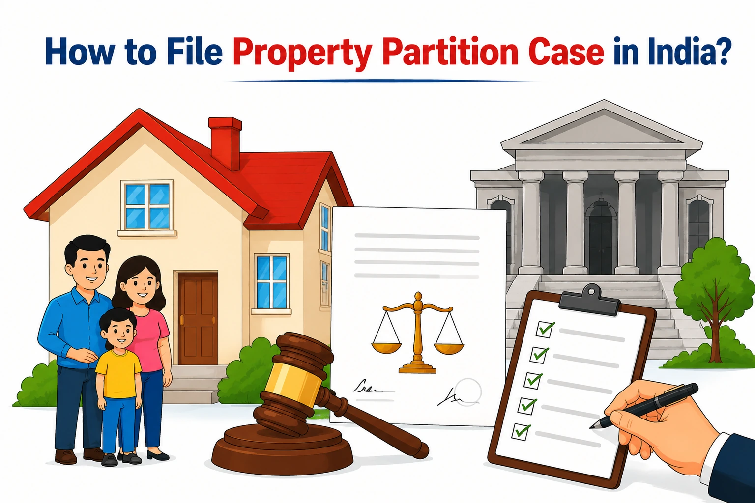 How to File Property Partition Case in India?