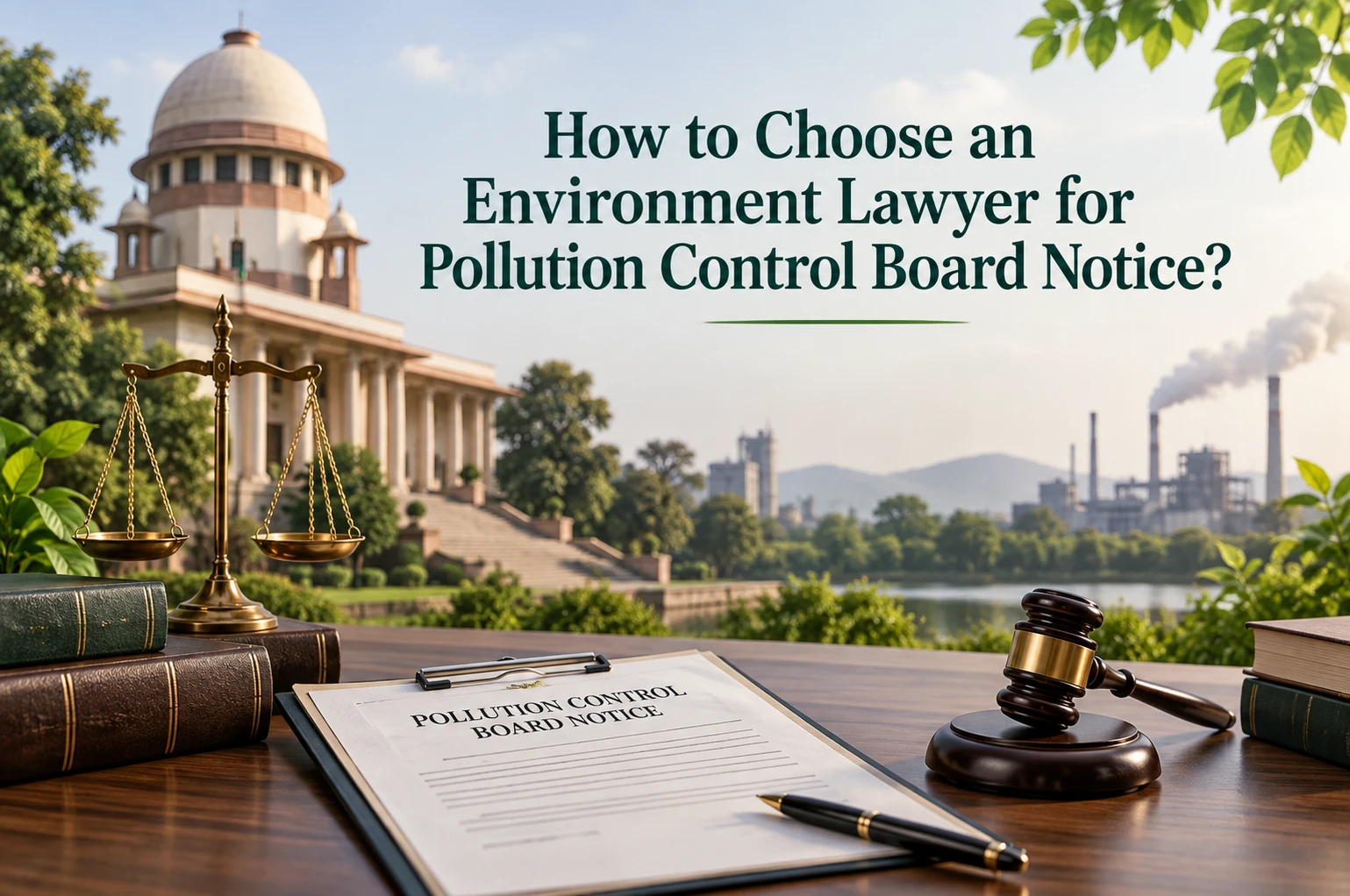 How to Handle a Pollution Control Board Notice With the Help of an Environment Lawyer?