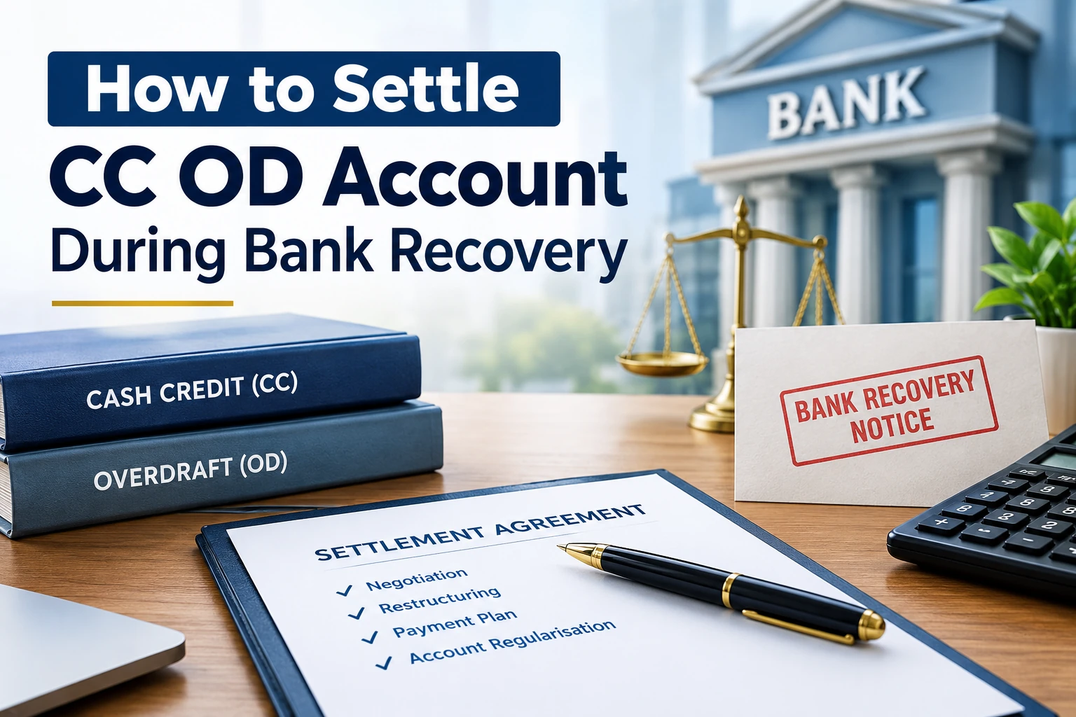 How to Handle Bank Recovery Pressure in CC OD Loan Settlement Matters