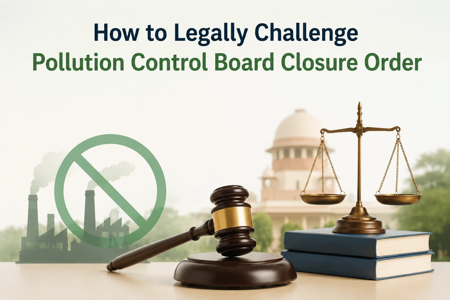 How to Legally Challenge Pollution Control Board Closure Order in India