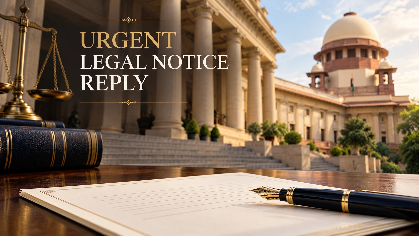 Law Firm in India in Delhi NCR for an Urgent Legal Notice Reply