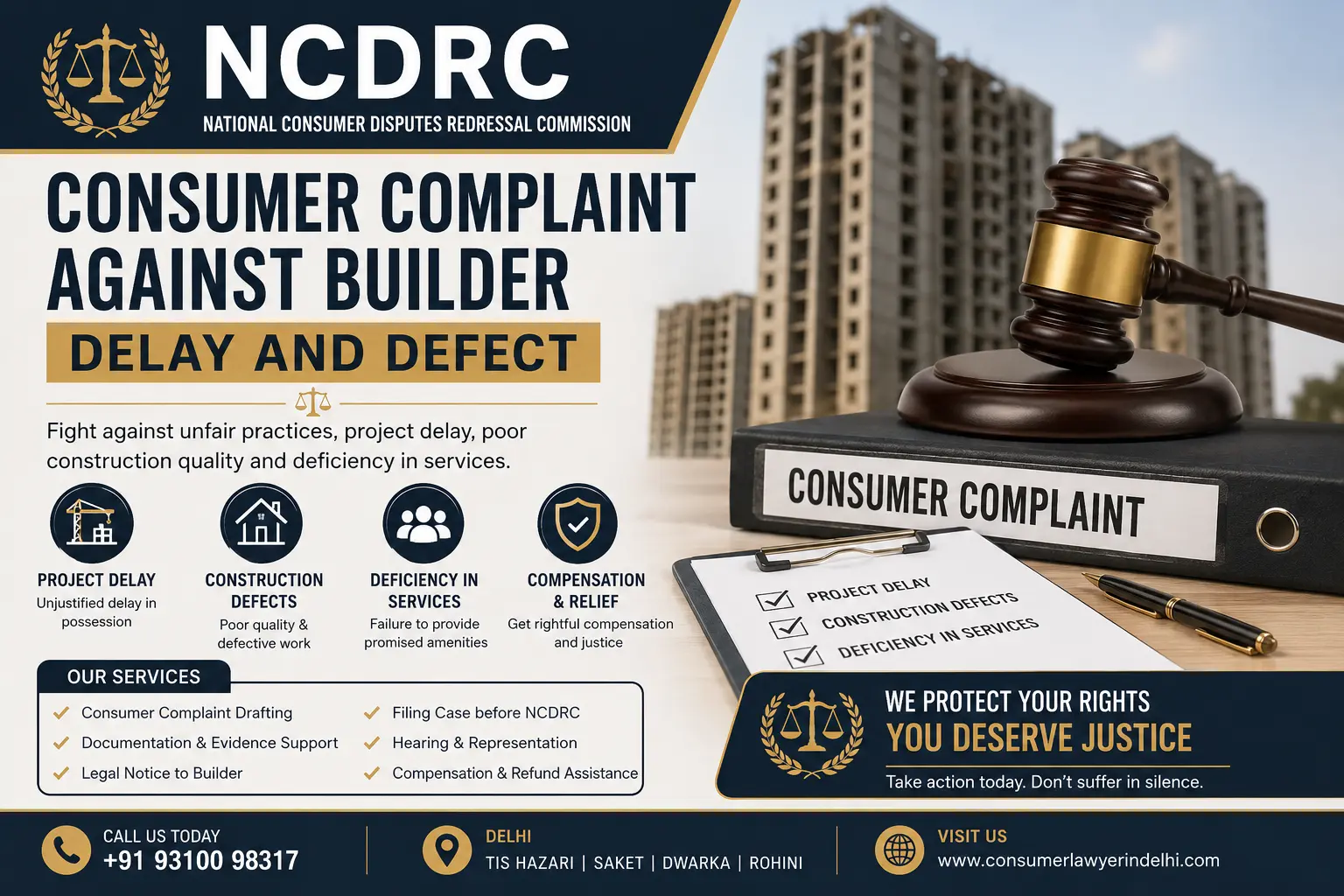 NCDRC Consumer Complaint Against Builder Delay and Defect