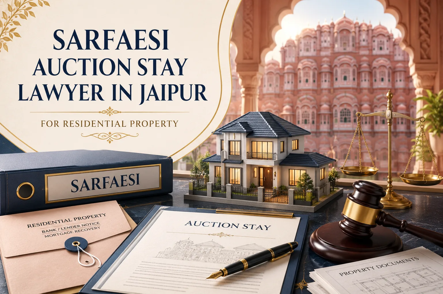 SARFAESI Auction Stay Lawyer in Jaipur for Residential Property