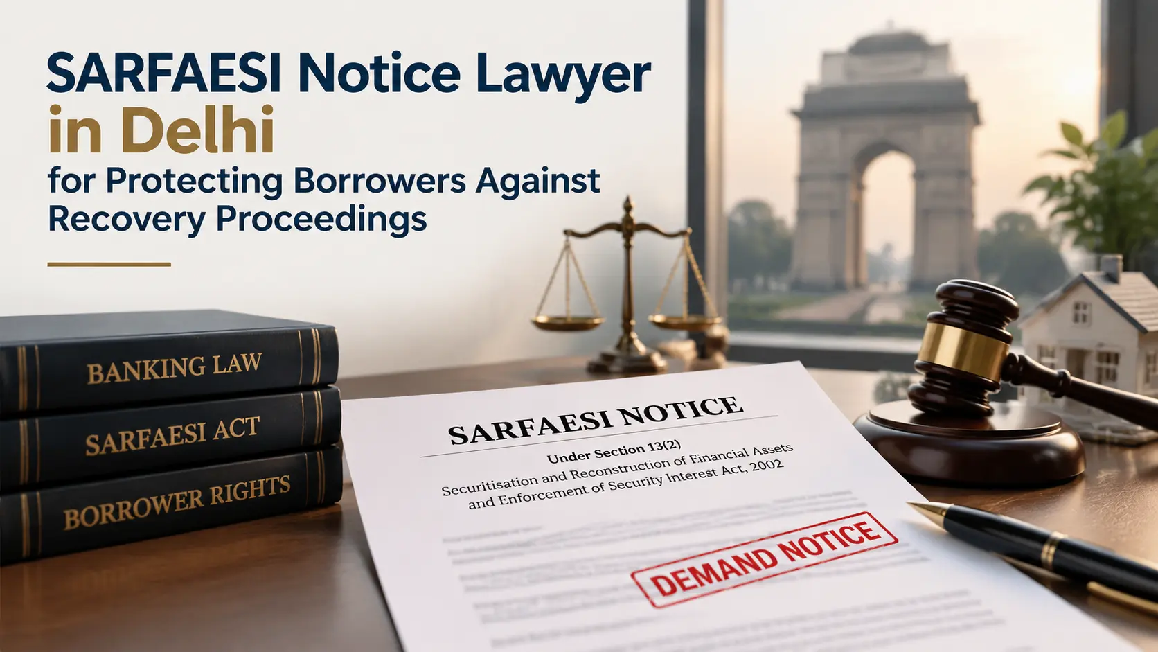 SARFAESI Notice Received From Bank? Legal Assistance for Borrowers in Delhi