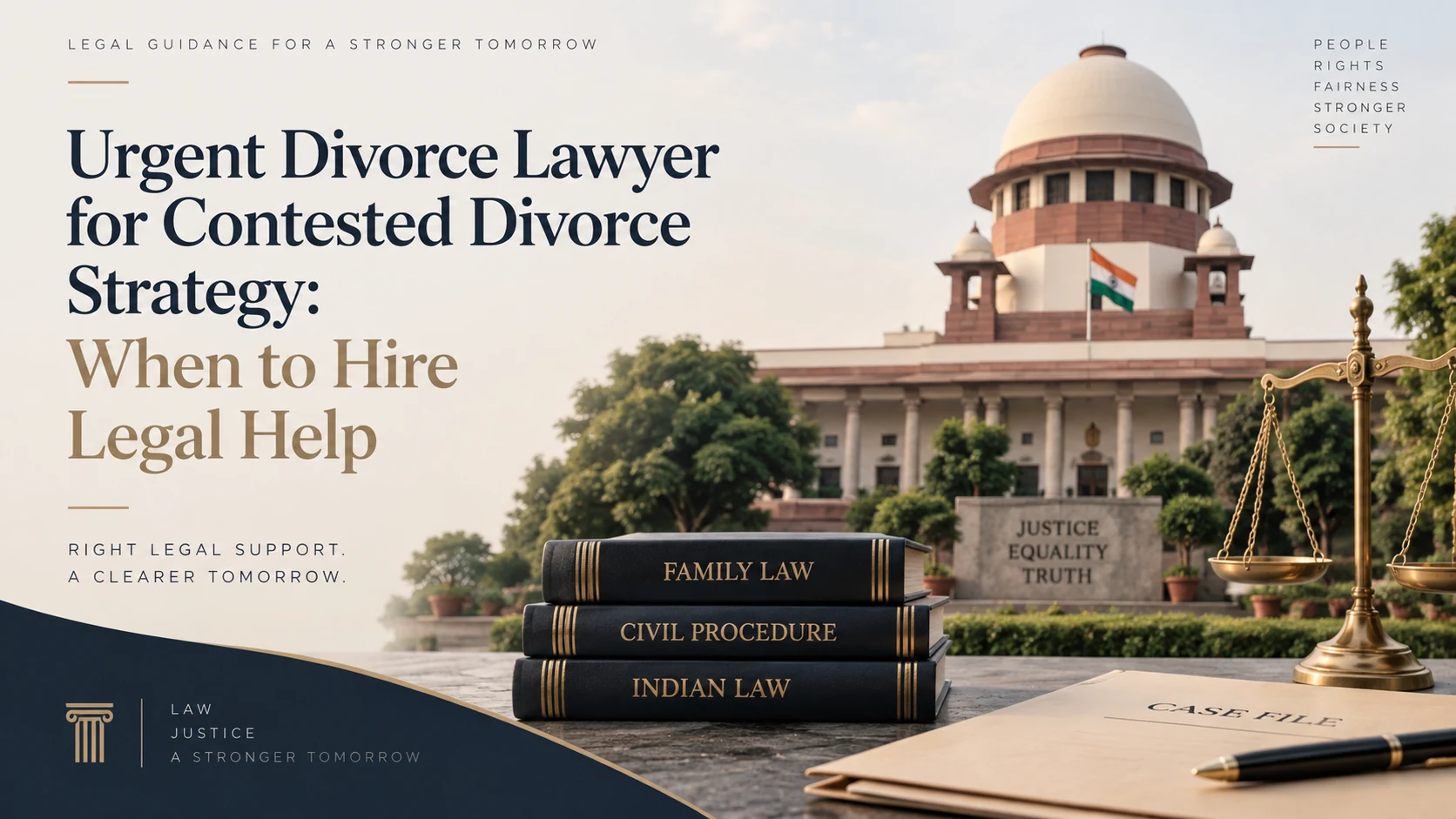 Urgent Divorce Lawyer for Contested Divorce Strategy When to Hire Legal Help