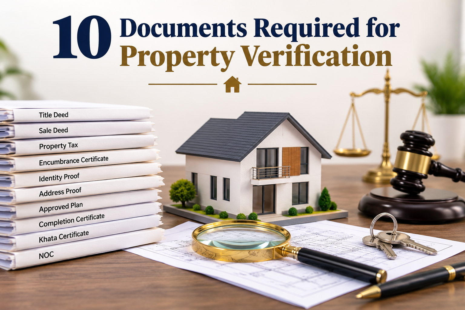 What are the 10 Documents required for property verification before buying Property?