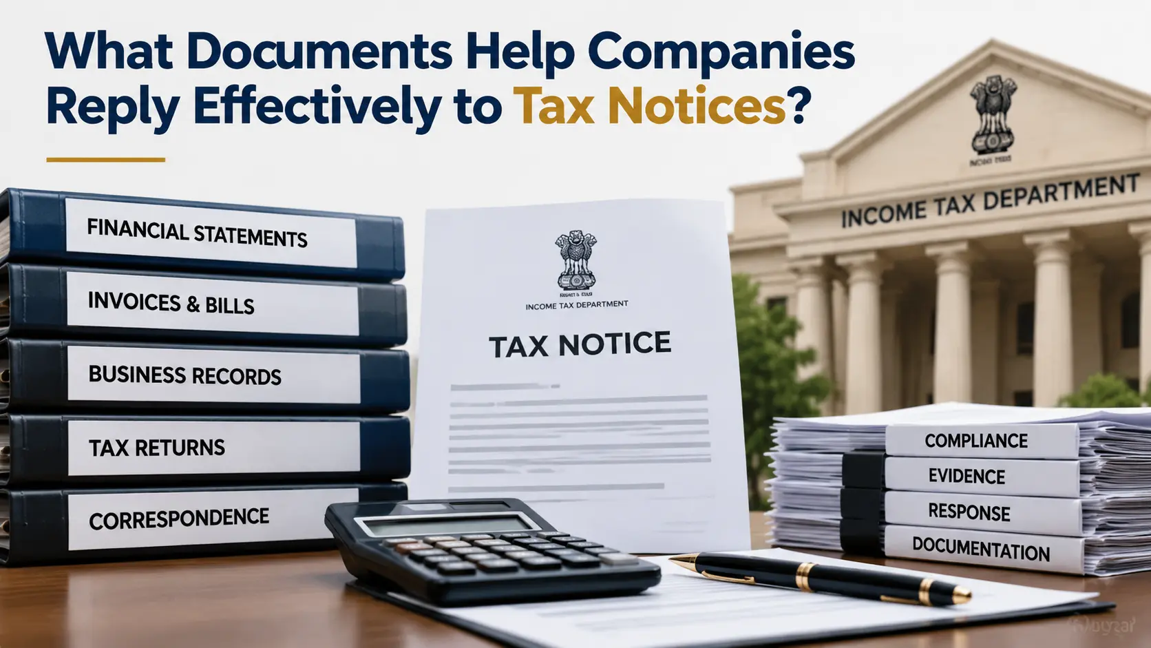 What Documents Help Companies Reply Effectively to Tax Notices?