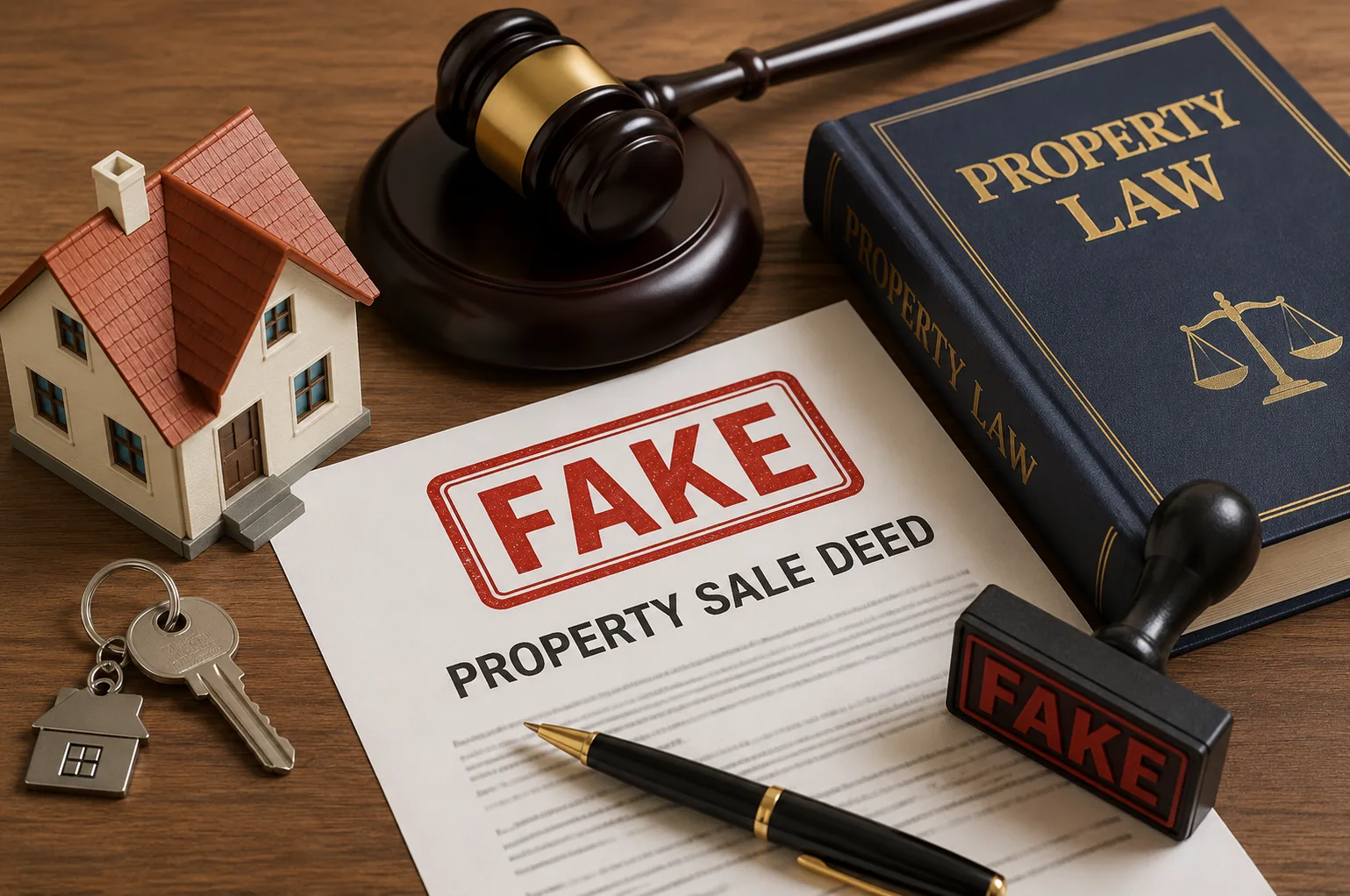 What Legal Action Can You Take Against a Fake Property Sale Deed?
