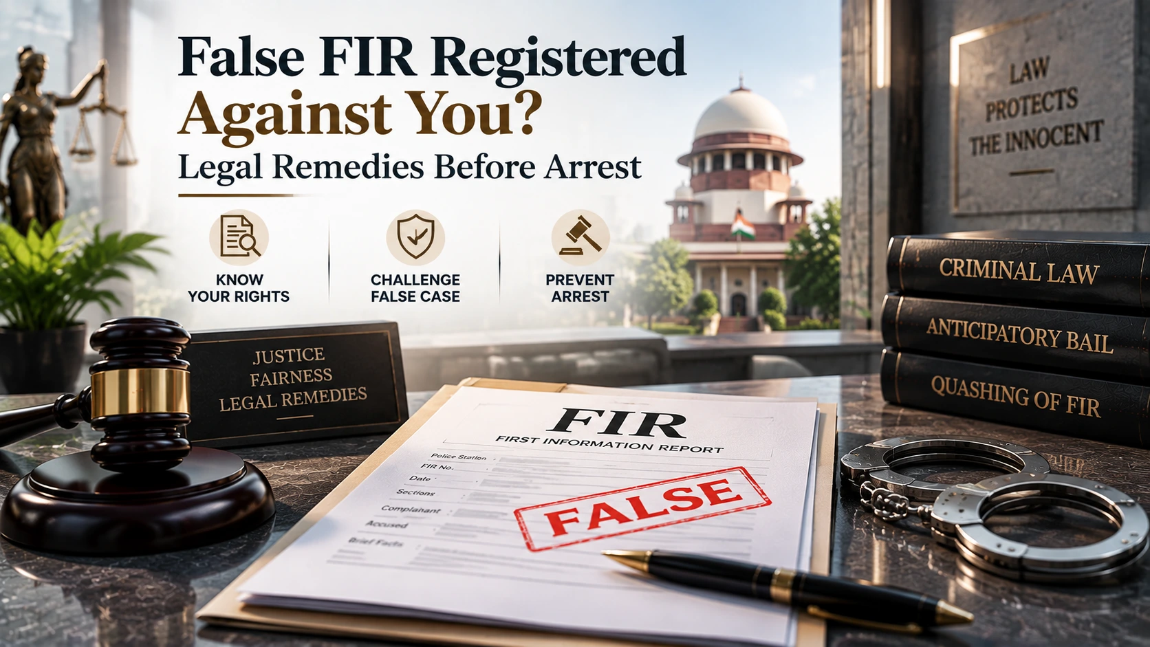 What Should You Do If a False FIR Is Filed Against You?