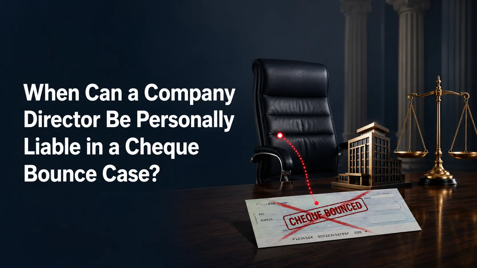 When Can a Company Director Be Personally Liable in a Cheque Bounce Case?