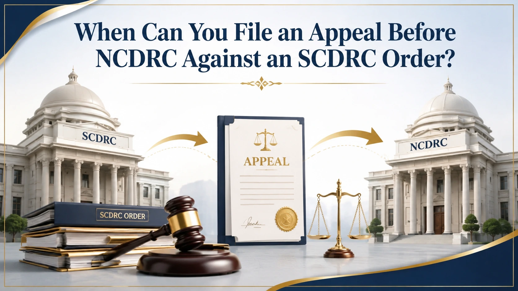 When Can You File an Appeal Before NCDRC Against an SCDRC Order?